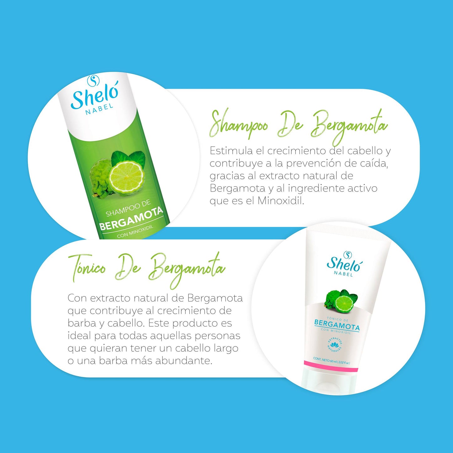 BERGAMOT SHAMPOO WITH MINOXIDIL