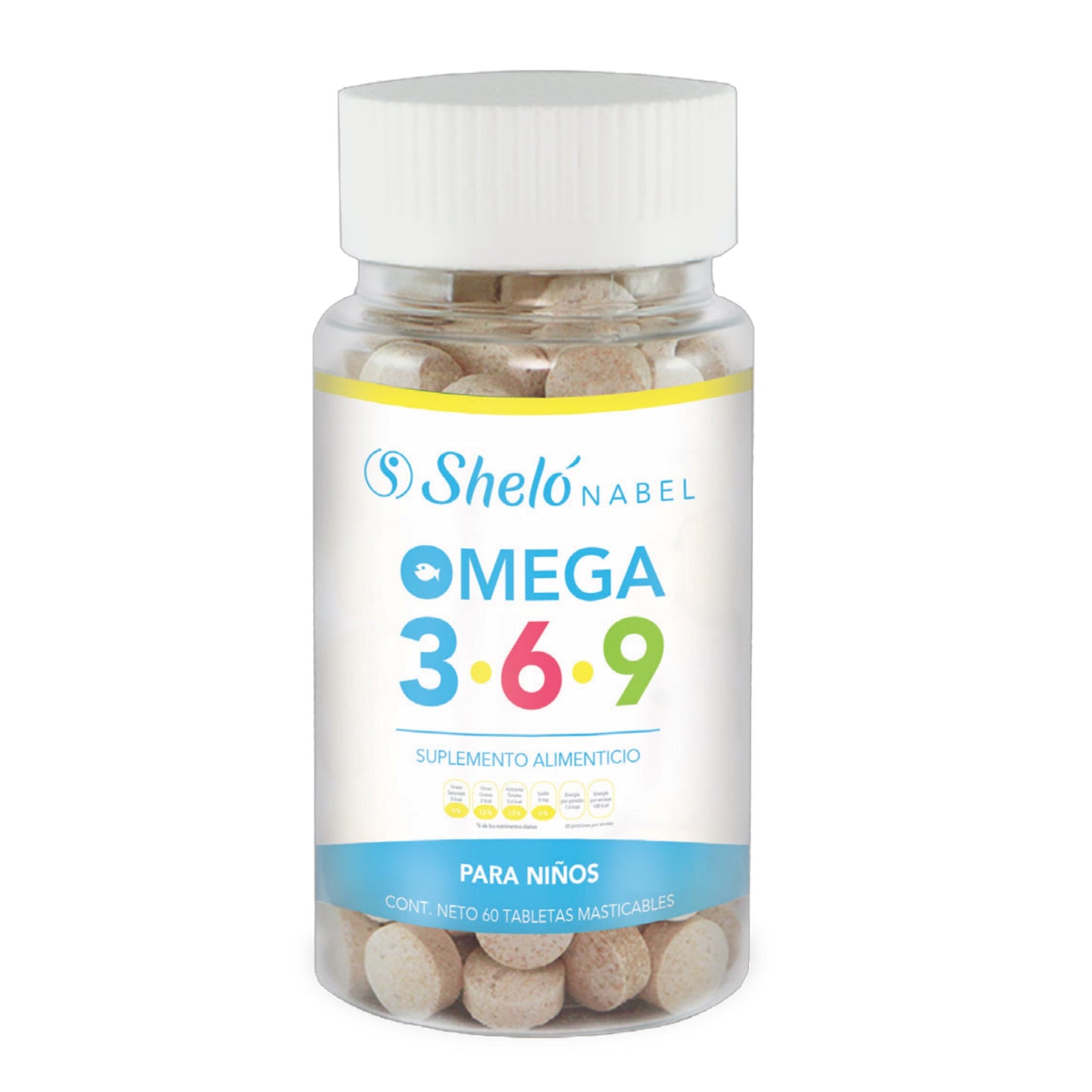 OMEGAS 3, 6 y 9 PARA NIÑOS SABOR GALLETA