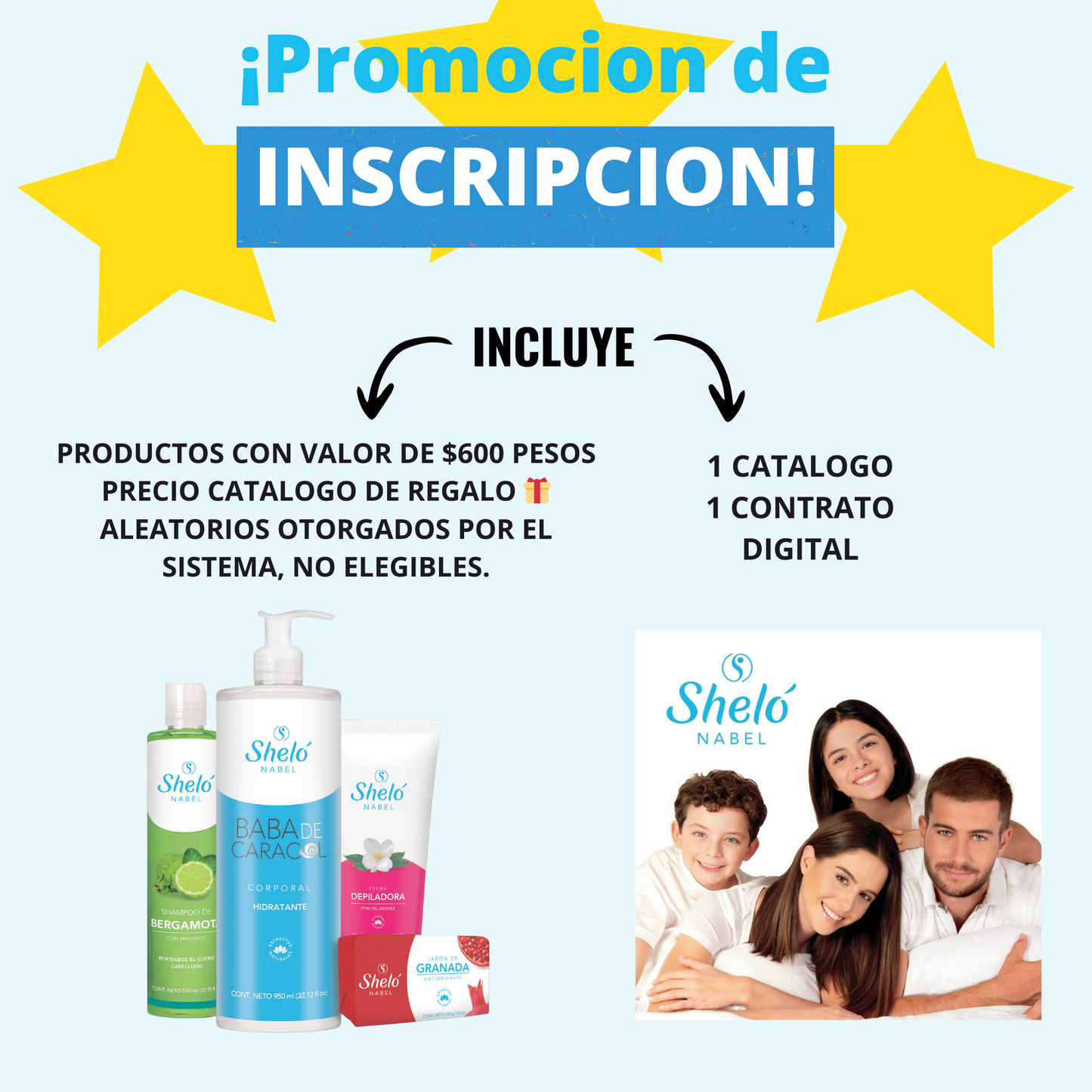 Kit Basico de Afiliación Sheló NABEL