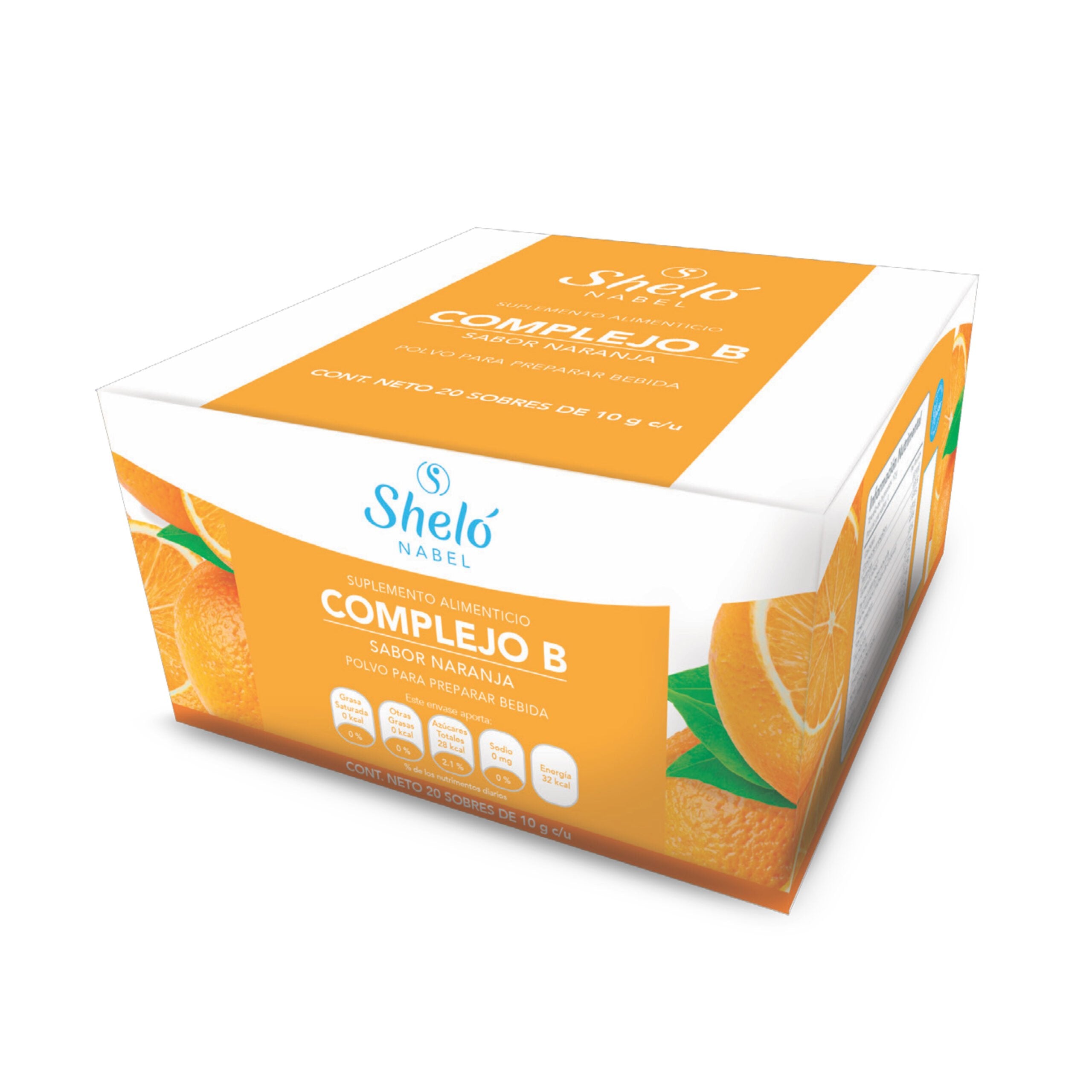 Complejo B Sabor Naranja De Shelo Nabel – Sheló NABEL Mexico