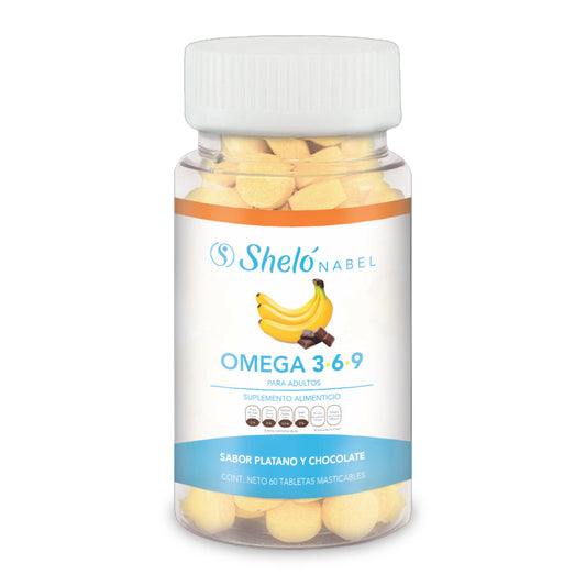 OMEGAS 3, 6 and 9 ADULTS BANANA AND CHOCOLATE FLAVOR