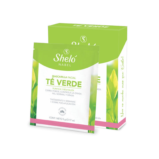 MASCARILLA FACIAL TE VERDE